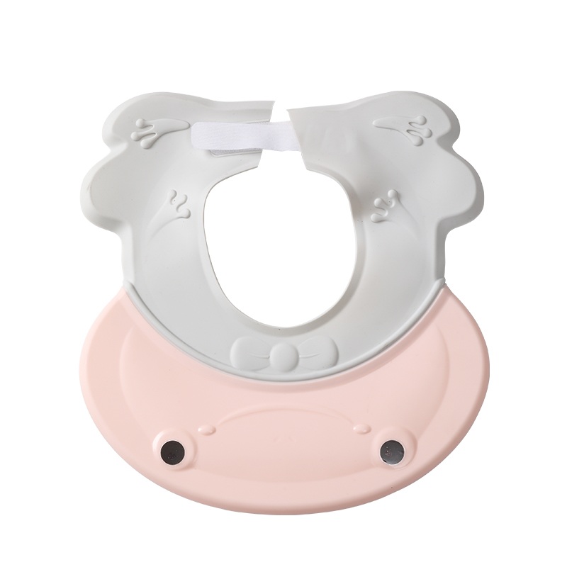 Protectie baita pentru ochi si urechi Little Mom Frog Pink