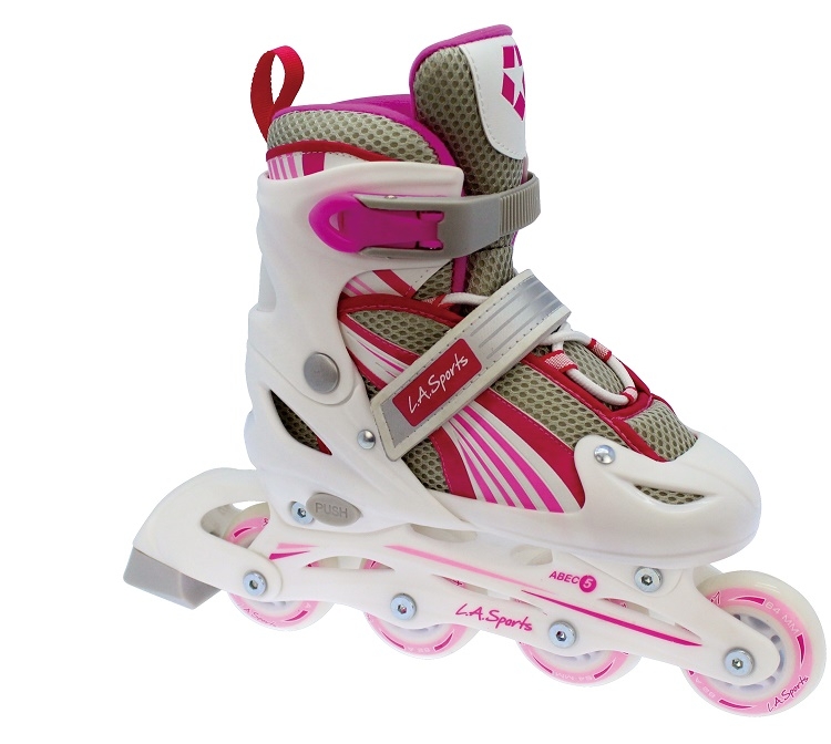 Role reglabile 34 - 37 pink