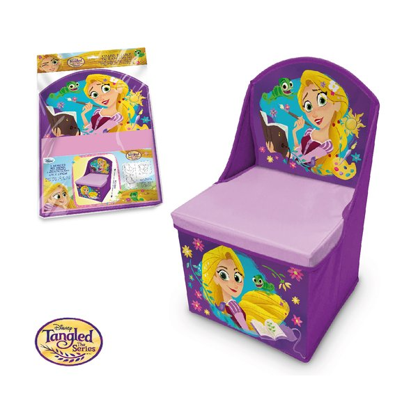 Scaun pliabil cu spatar si spatiu depozitare rapunzel suncity