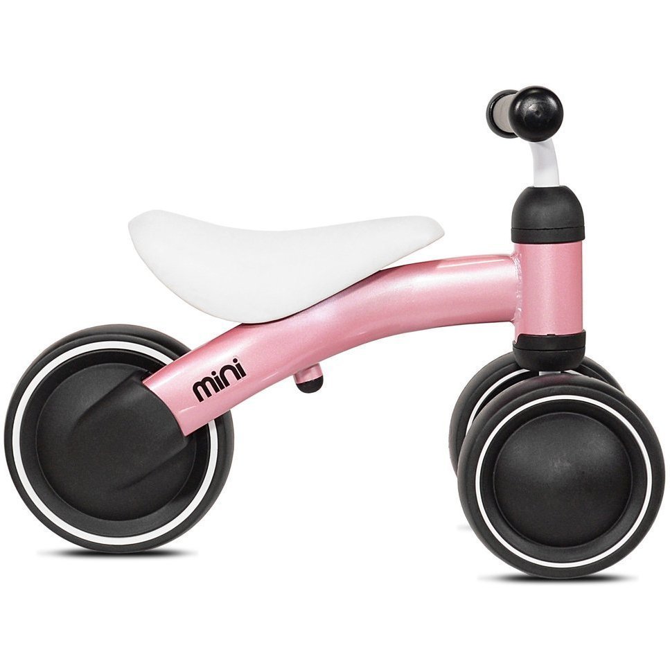 Tricicleta fara pedale Mini Kazam Roz fara