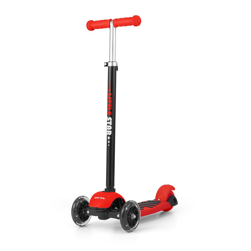 Trotineta multifunctionala 3 in 1 little star red