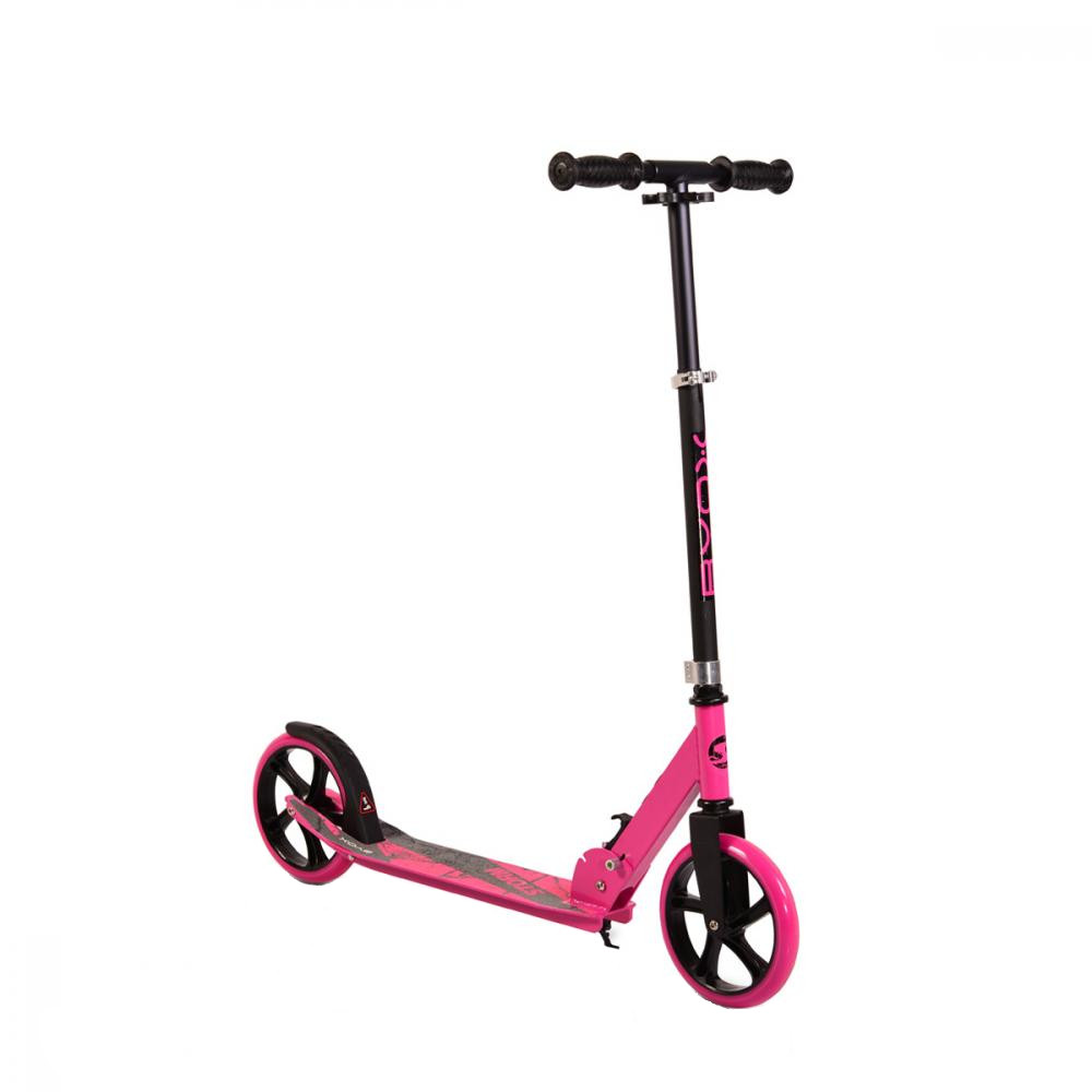 Trotineta pliabila cu cadru din aluminiu,ghidon reglabil Byox Storm Pink recomandata de la 5 ani si pana la maxim 100kg