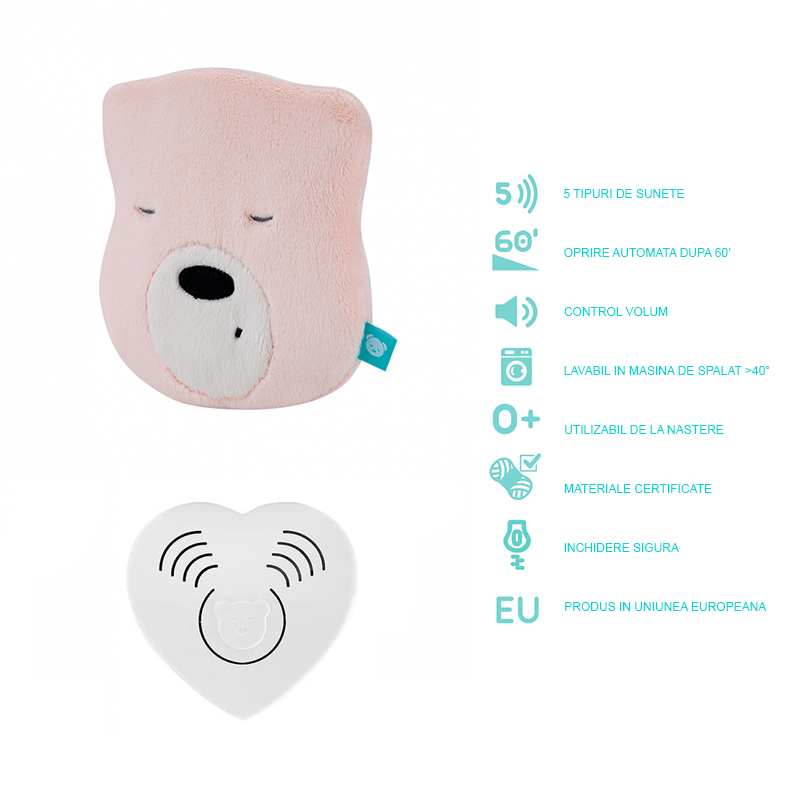 Ursulet my Hummy Mini Basic roz - 2 | YEO