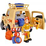 Masina Simba Fireman Sam Toms 4x4 cu 1 figurina si accesorii
