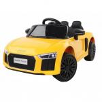 Masinuta electrica cu telecomanda 2,4 G si roti EVA Audi R8 Spyder Yellow