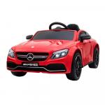 Masinuta electrica cu roti din cauciuc Mercedes Benz C63s Red