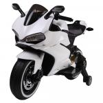 Motocicleta electrica pentru copii SX1628 12V alb