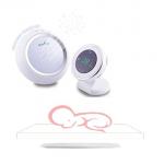 Set interfon bebelusi Nuvita Starry 3015 cu proiector de noapte + placa wireless cu senzor respiratie