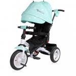 Tricicleta Jaguar Air multifunctionala 4 in 1 Green Stars