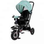 Tricicleta pentru copii Jet Air roti mari cu camera Green Stars