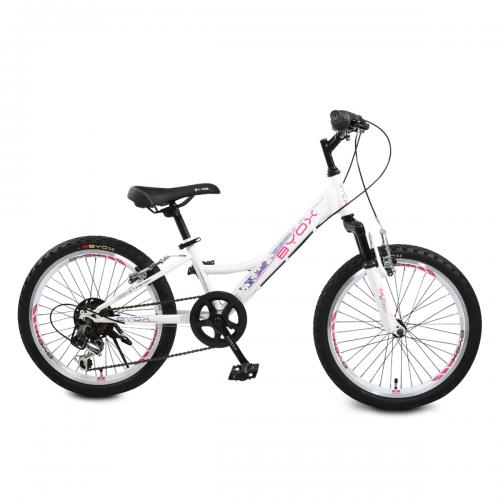 Bicicleta pentru copii Byox Princess White 6 viteze 20 inch Byox