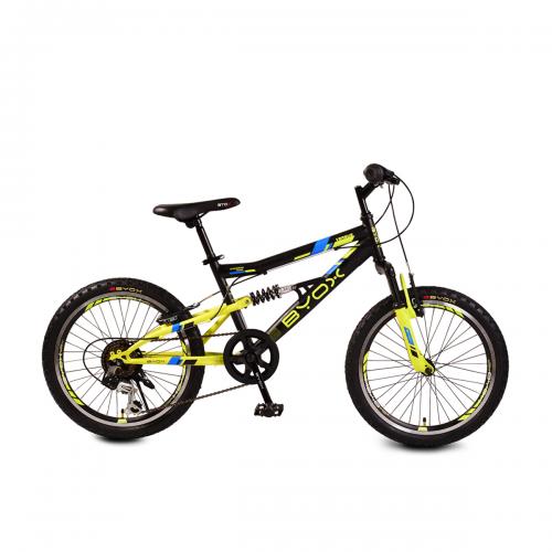 Bicicleta pentru copii Byox Versus Black 6 viteze 20 inch Byox imagine noua