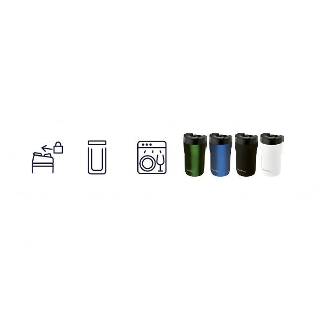 Cana termos verde 250 ml aladdin