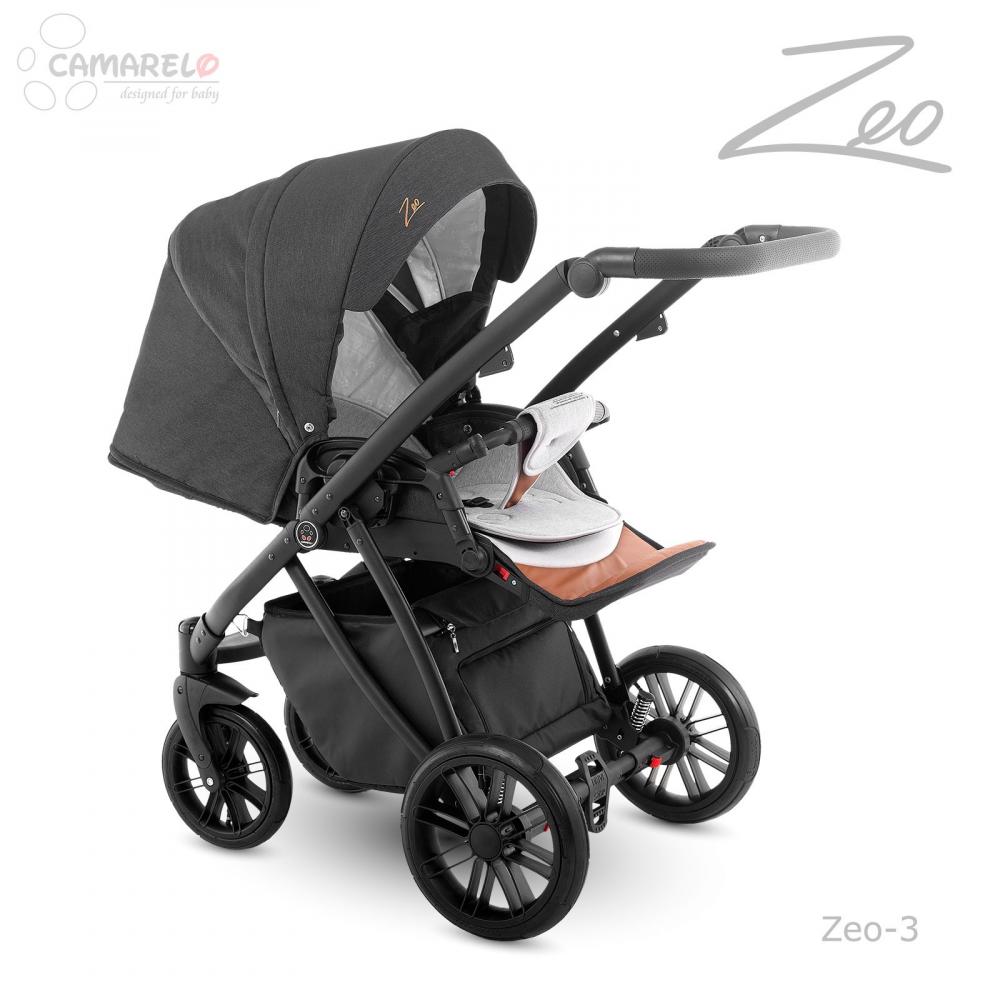 Carucior copii 3 in 1 zeo camarelo color 3