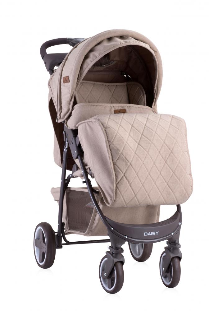 Carucior sport daisy cu husa de picioare beige