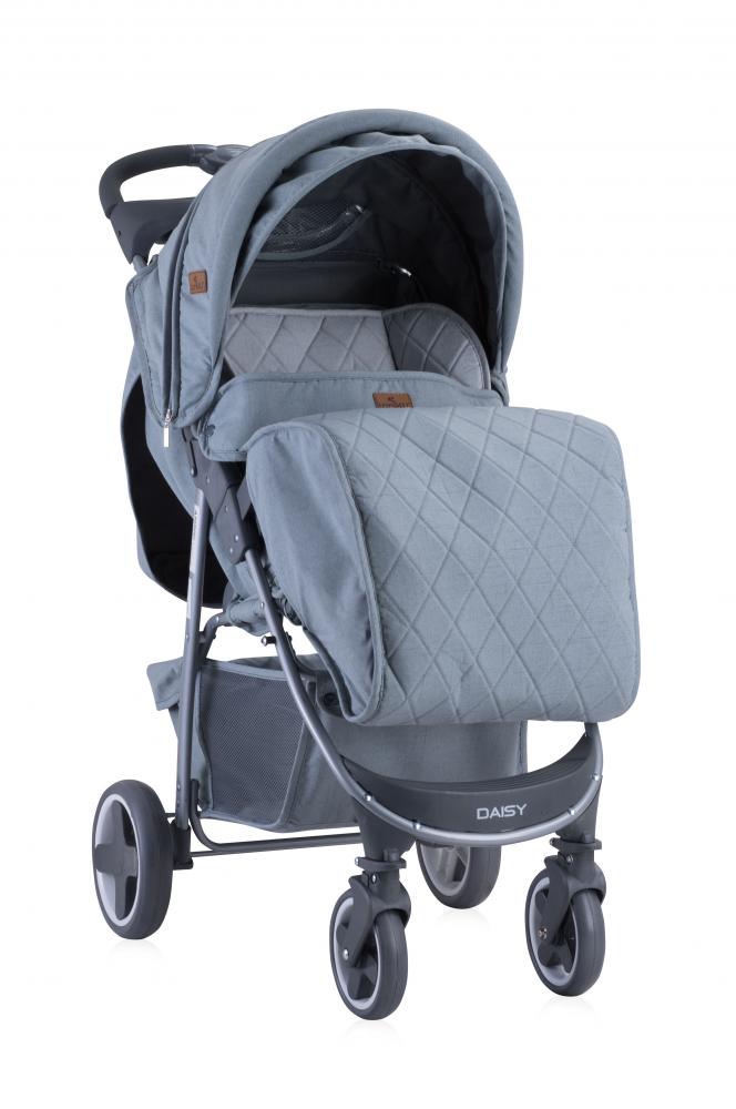 Carucior sport daisy cu husa de picioare grey