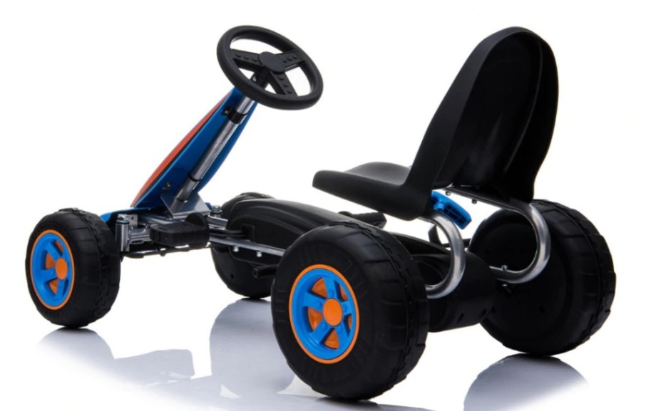 Kart cu pedale go kart fever blue
