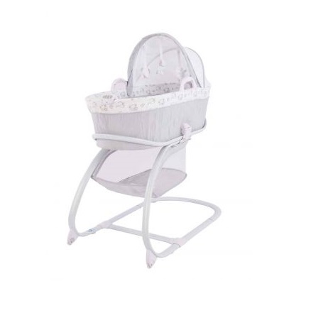 Patut leagan kikkaboo welcome baby pentru bebelusi swing grey