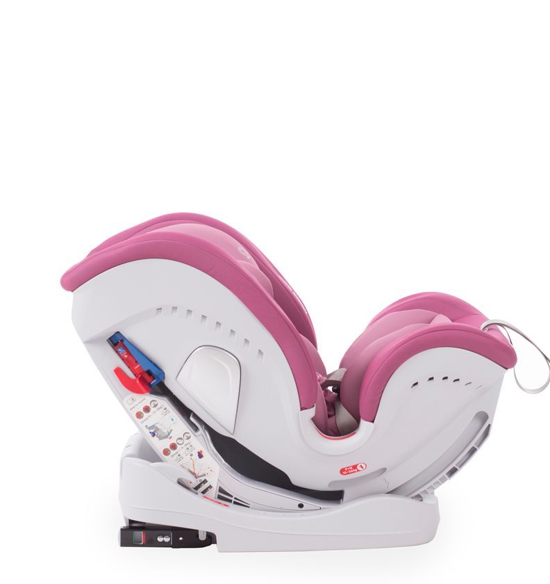 Scaun auto cu isofix 0-36 kg 4 in 1 lilac