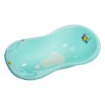 Cadita bebe cu dop de scurgere si baza anti-alunecare Little Bear and Friends Mint