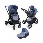 Carucior 3 in 1 Chicco Trio Best Friend Comfort Avio Albastru 0luni+