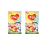 Pachet 2 x Cereale fara lapte Milupa Buna dimineata cereale orez si piersici 180g, 6luni+