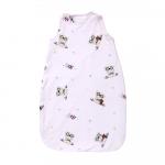 Sac de dormit de vara 80 cm bumbac ranforce Bear Beige