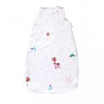 Sac de dormit de vara 80 cm bumbac ranforce Happy Lama Pink