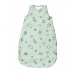 Sac de dormit de vara 80 cm bumbac ranforce Lamb Green