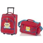 Set Travel Bufnita Troler cu 2 roti si geanta de voiaj