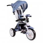 Tricicleta multifunctionala 4 in 1 Enduro cu scaun rotativ Grey Stars