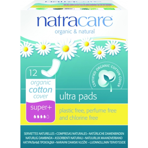 Absorbante super plus cu strat de bumbac organic Natracare