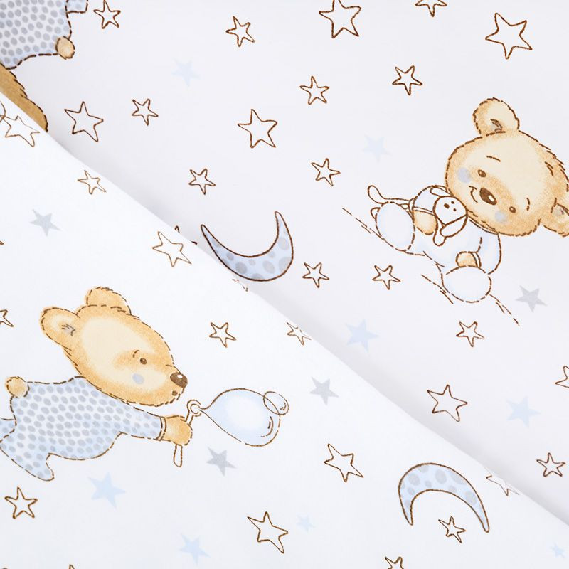 Set lenjerie 2 piese teddy monne bluewhite