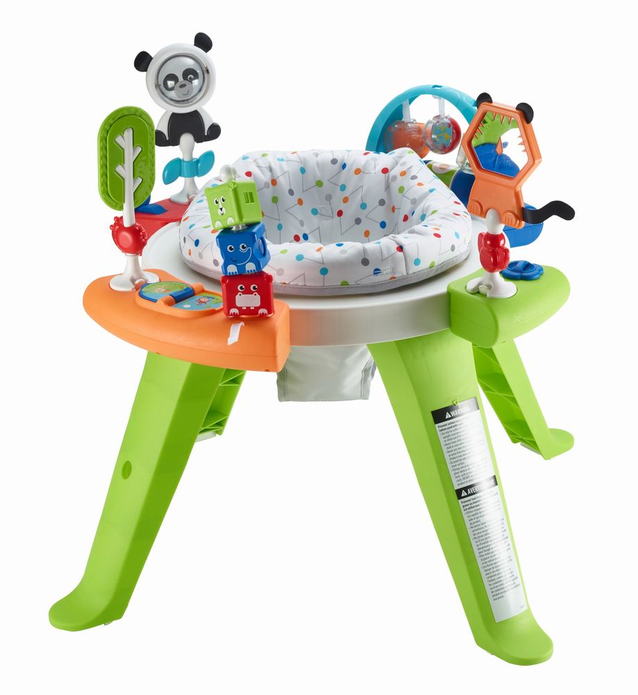 Centru de activitati 3in1 cu scaun rotativ fisher price