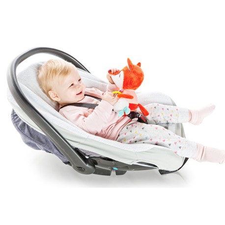 Jucarie carucior alice vulpe multicolor