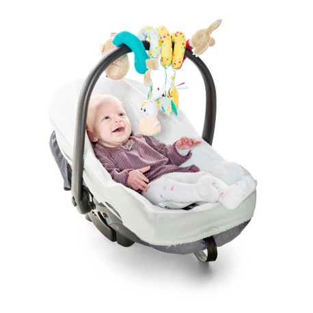 Jucarie carucior spirala cu activitati ursulet cesar multicolor