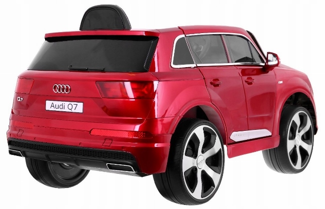 Masinuta electrica Audi Q7 cu roti din cauciuc Red - 2 | YEO