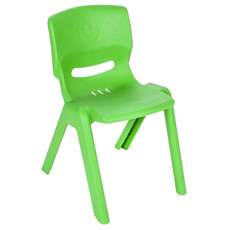 Scaunel cu spatar pentru copii Happy Chair Verde - 1