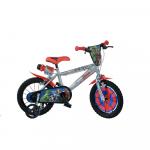 Bicicleta Avengers 14 Dino Bikes rosu/gri