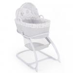 Patut leagan KikkaBoo Welcome Baby pentru bebelusi Swing Grey