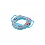 Reductor moale pentru toaleta cu manere Animals Blue