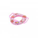 Reductor moale pentru toaleta cu manere Strawberry Pink