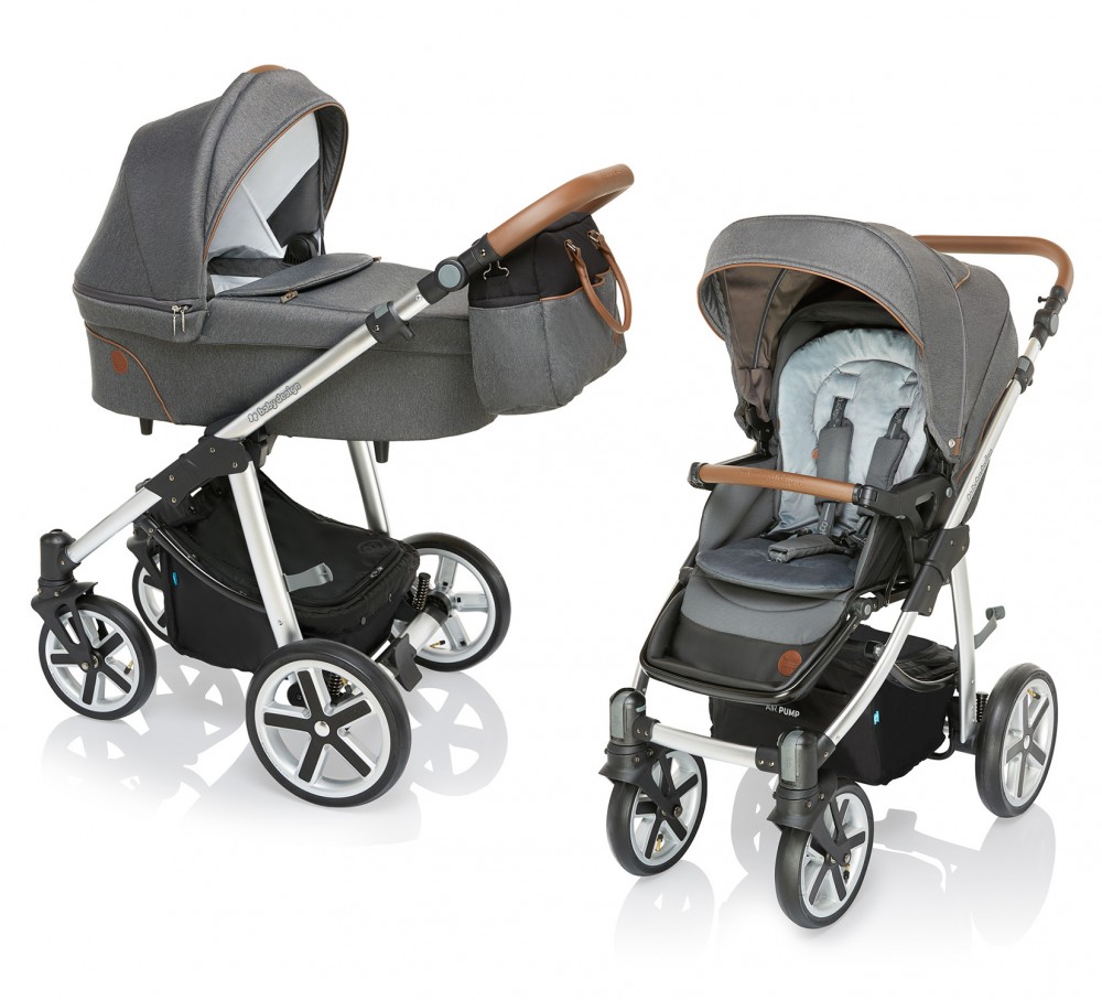Carucior 2 in 1 baby design dotty 10 black 2019