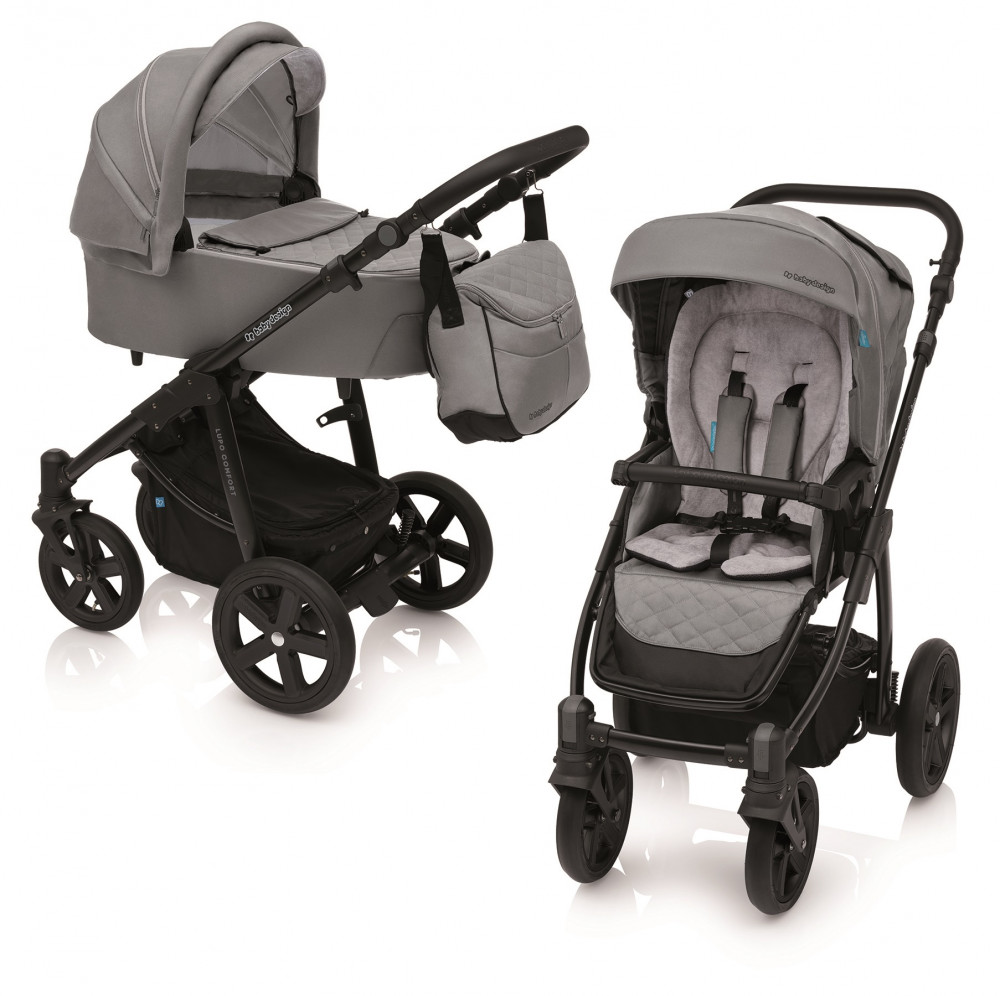 Carucior 2 in 1 baby design lupo comfort 07 gray 2019