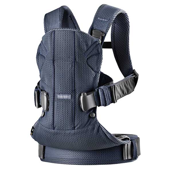 Marsupiu anatomic One Air Navy Blue 3D Mesh