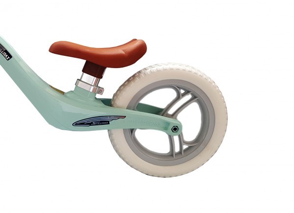 Bicicleta fara pedale 12 inch albastra inaltime reglabila si roti Eva Biciclete copii imagine 2022