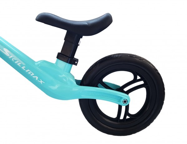 Bicicleta fara pedale 12 inch bleu inaltime reglabila si roti Eva Biciclete copii imagine 2022
