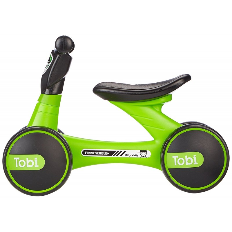 Bicicleta fara pedale Ride-On Tobi Green