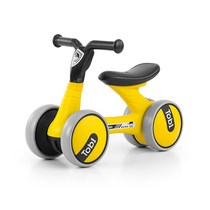 Bicicleta fara pedale ride-on tobi yellow