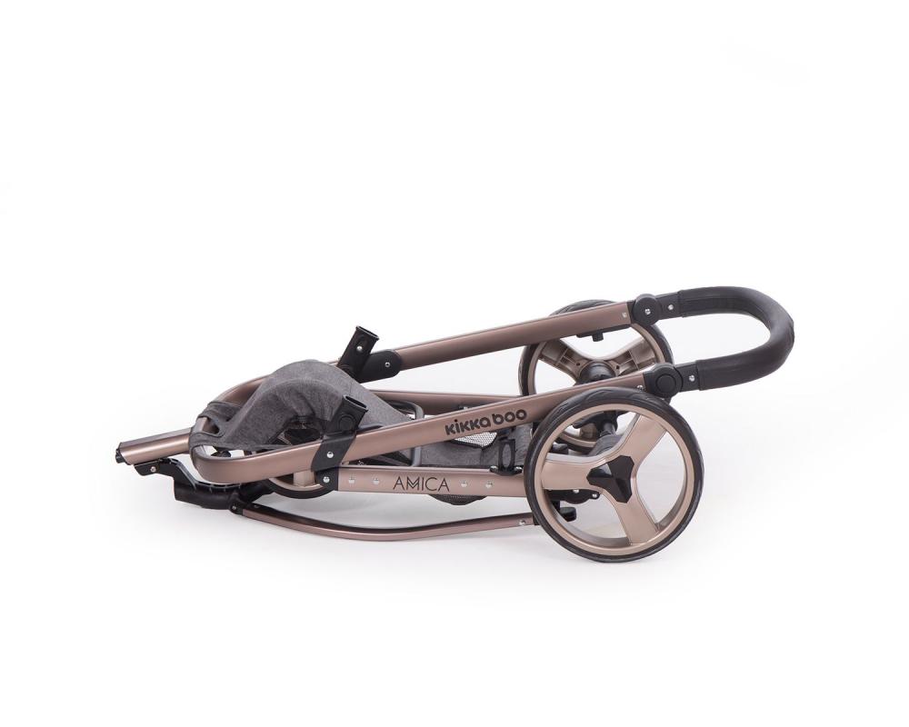 Carucior transformabil 3 in 1 Amica Beige - 7